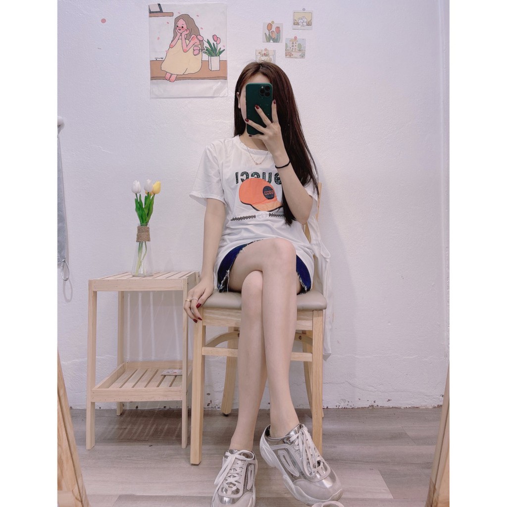 ÁoThun Nữ, Áo Phông Hình Mũ, Hình Chữ Siêu Xinh Freesize 100% Cotton Hàng Qc Full Túi Zip | BigBuy360 - bigbuy360.vn