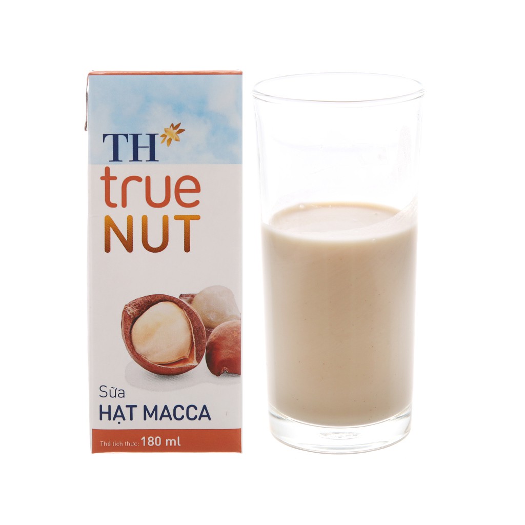 1 thùng sữa hạt Macca của TH 180 ml