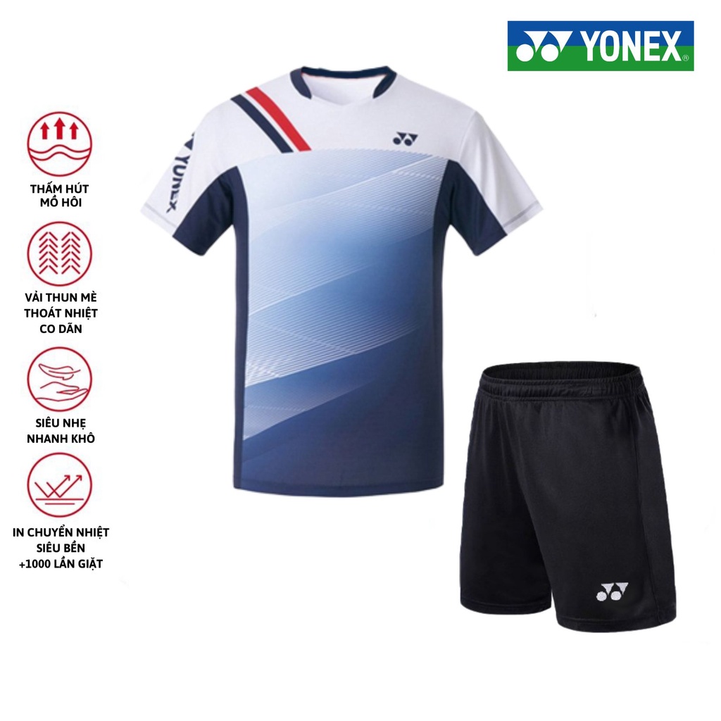 Áo cầu lông, quần cầu lông Yonex chuyên nghiệp mới nhất sử dụng tập luyện và thi đấu cầu lông MS4