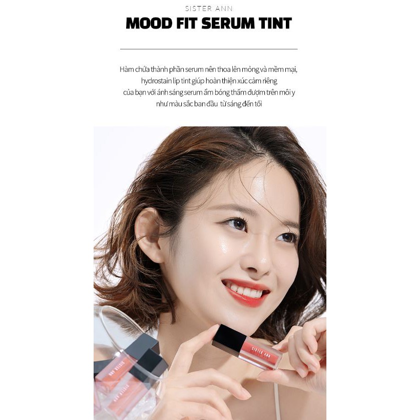 Sisterann Mood Fit Serum Tint (6 colors) 2.5g + Heart Mirror Black Combo | BigBuy360 - bigbuy360.vn