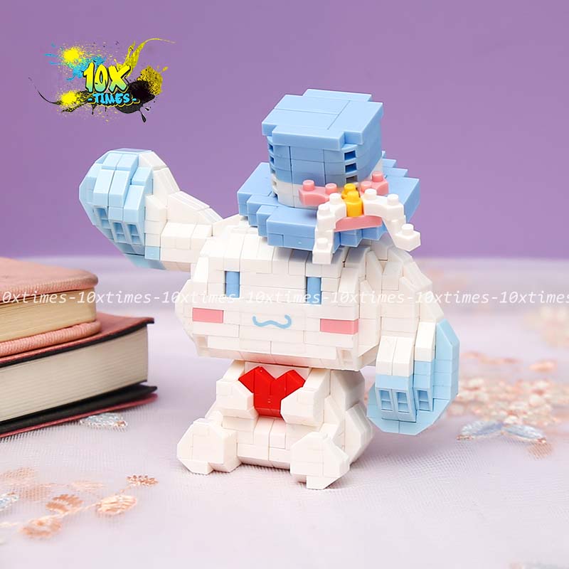 đồ chơi lắp ráp Thỏ trắng Cinnamoroll dễ thương  cute quà tặng sinh nhật bạn gái, đồ decor 10xtimes
