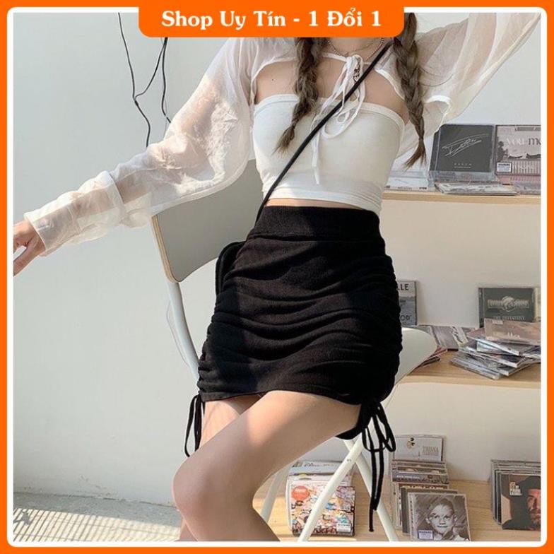 [GIÁ TỐT] CHÂN VÁY RÚT DÂY TRẮNG TINH KHÔI R2 -IB | BigBuy360 - bigbuy360.vn