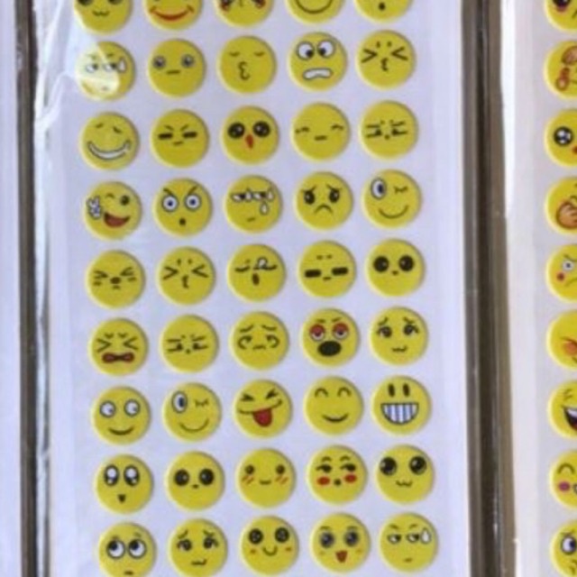 Sticker mặt cười (20 tờ) nhiều mẫu
