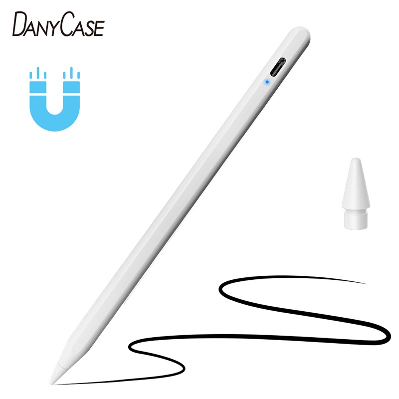 Danycase Tilt Sensitive Stylus Pen For iPad Pro 11 12.9 Air 4 10.9 Touch Screen With Palm Rejection  Pencil A089