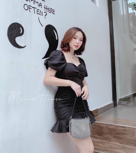 Đầm body nhun cut out bigsize 55kg-90kg | BigBuy360 - bigbuy360.vn