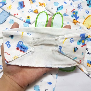 Băng đô che thóp cotton cho bé