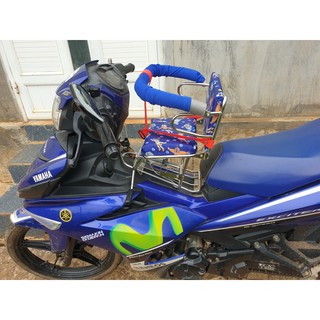 GHẾ ĐI XE MÁY CHO BÉ CÓ VÒNG BẢO HIỂM ( DÙNG CHO XE SỐ )