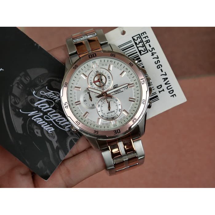 ĐỒNG HỒ NAM CASIO EDIFICE EFR-547SG-7AVUDF chính hãng , 6 kim Thể thao , Đẳng cấp , Chống nước , bảo hành 12 tháng