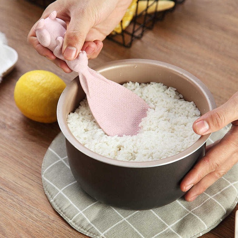 Muỗng Múc Cơm Hình Thỏ Xinh Xắn – Muỗm nhựa cao cấp