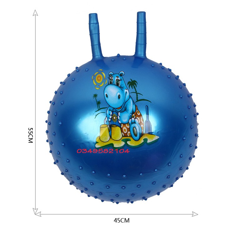 Bóng nhảy tai thỏ cho trẻ vận động