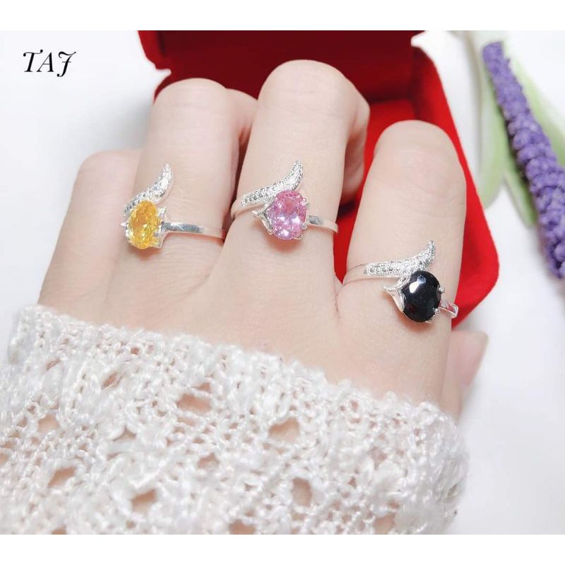 nhẫn hồ ly bạc ta đủ màu