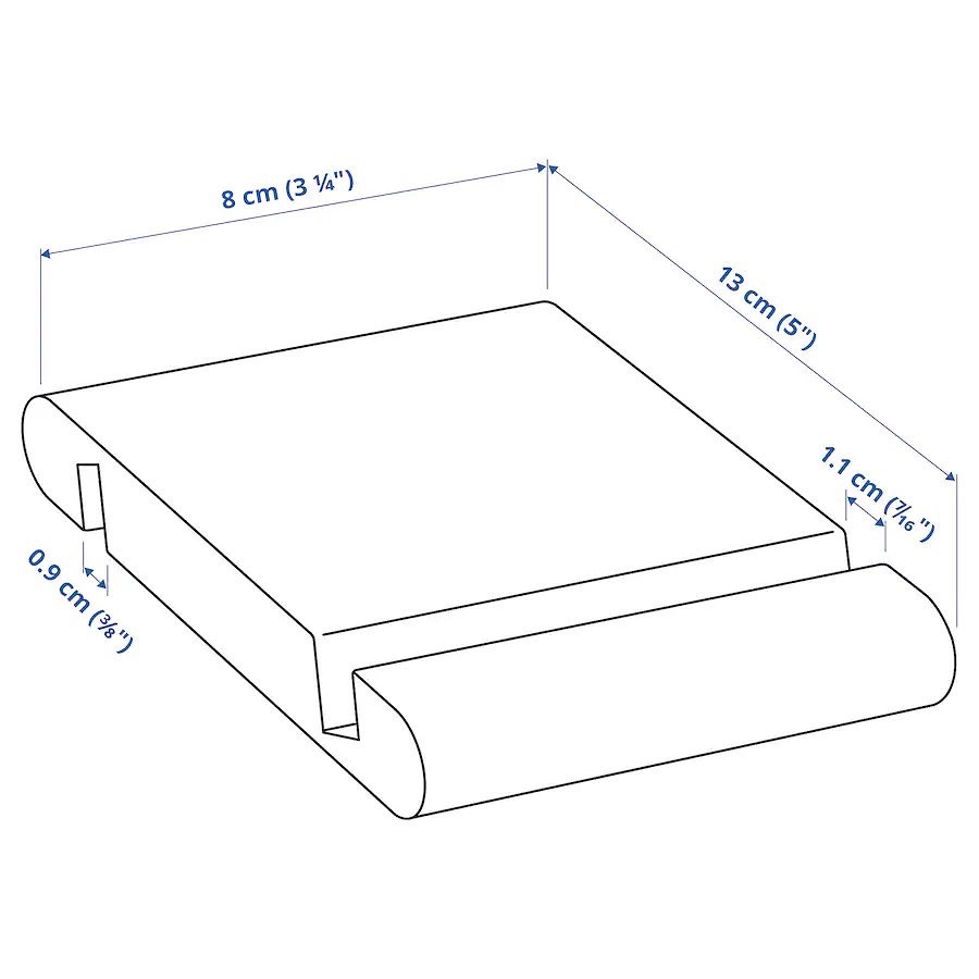 Giá Đỡ Điện Thoại Di Động, Máy Tính Bảng BERGENES IKEA Chính Hãng - Holder for mobile phone/tablet, bamboo 13*8cm