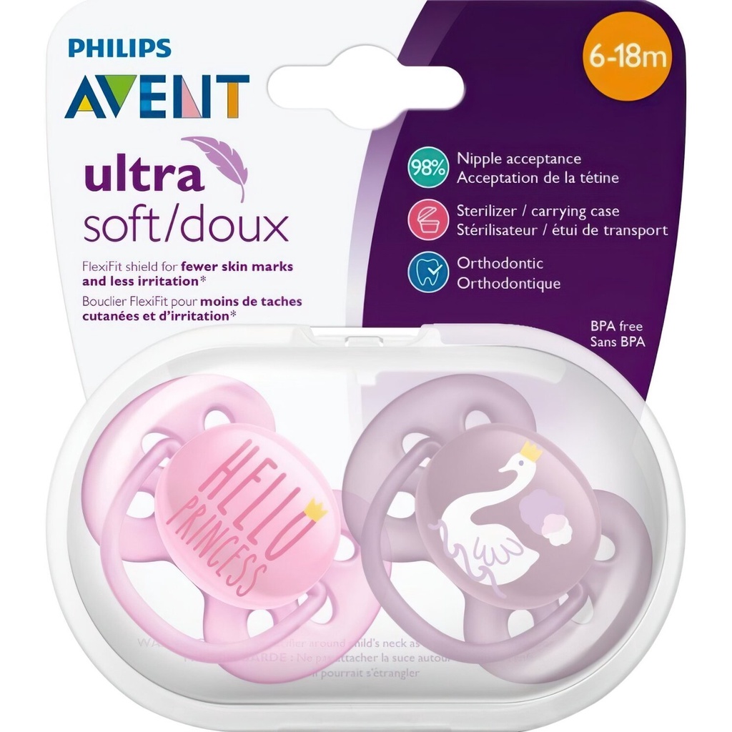 Ty ngậm Ultra soft Philips AVENT siêu mềm