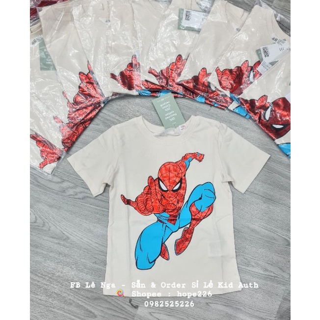 Áo thun MAR.VE.L HM US/JAPAN chính hãng sz 1.5-2y, 2-4y, 4-6y, 6-8y, 8-10y