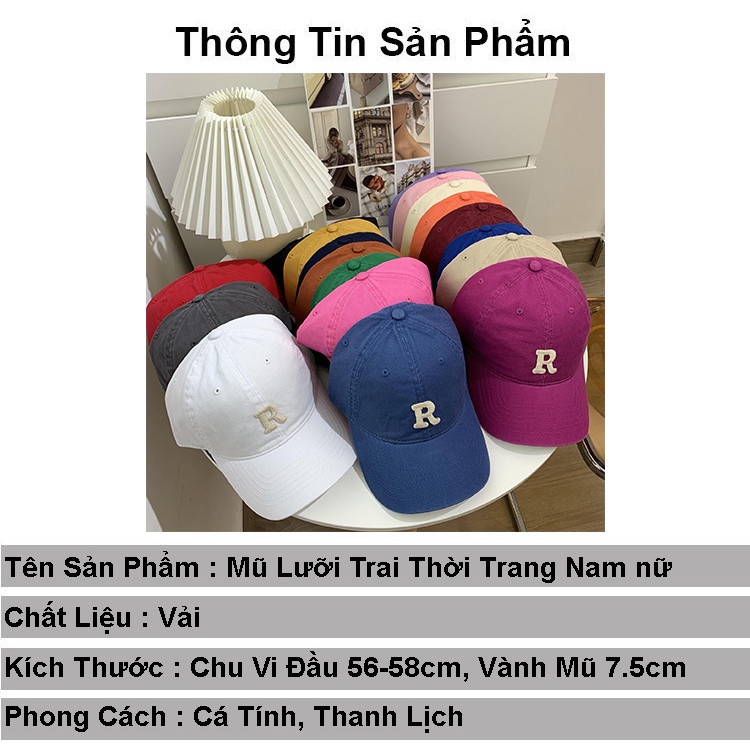 Mũ lưỡi trai nam nữ cao cấp hàn quốc HALA nón kết lưỡi trai thời trang unisex giá rẻ