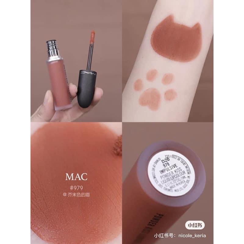 Son Kem Mac 979 Impulsive - MAC CAM ĐÀO FULLSIZE, FULLBOX