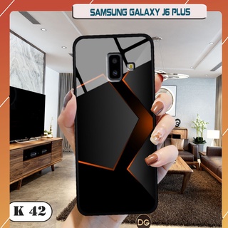 Ốp lưng kính cường lực cho điện thoại Samsung Galaxy J6+