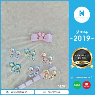 Charm gấu lắc đầu M20 phong cách Hàn Quốc  (set 12 chiếc)