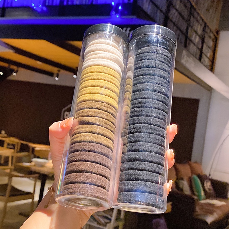 Dây buộc tóc bằng cao su co giãn siêu bền thời trang 2021 cho nữ