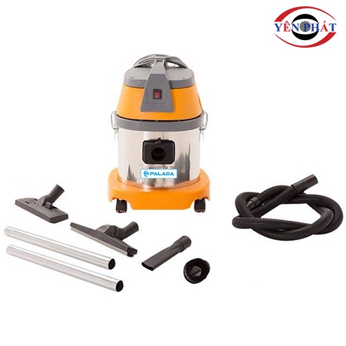 Máy hút bụi công nghiệp khô và ướt Palada PD15, 15 lít