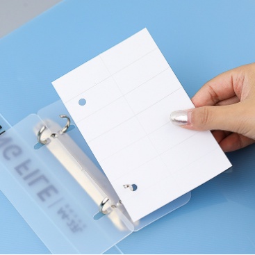 Bìa A4 bìa tài liệu bìa sổ còng nhựa cứng trong suốt 2 lỗ dùng cho văn phòng học sinh sinh viên- MyNa Mart