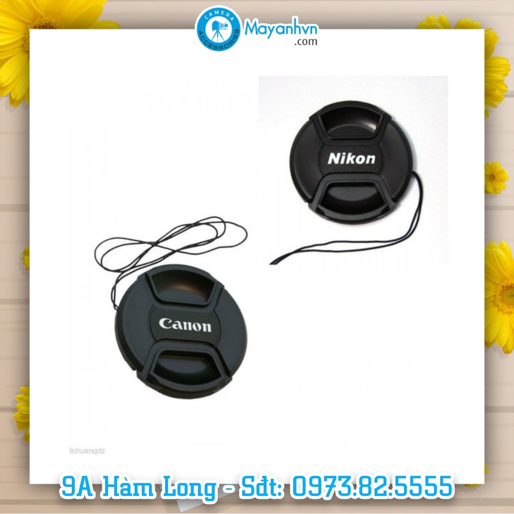 Nắp ống kính lens cap các loại