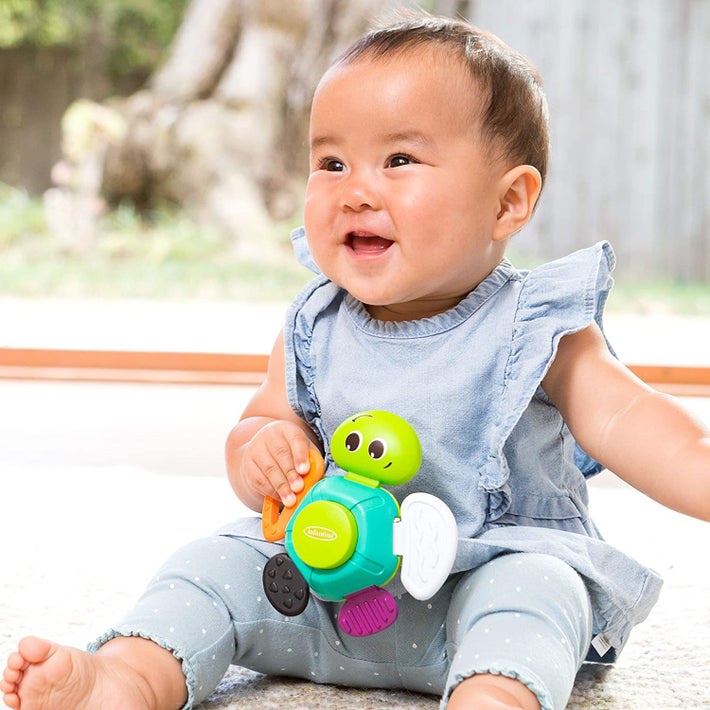 Gặm Nướu Chú Rùa Chip Chip Infantino - Đồ Chơi An Toàn Cao Cấp Cho Bé, dành cho bé từ 0 tháng trở lên