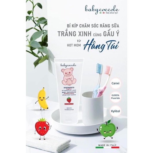 Bàn chải đánh răng cho bé 1-3 tuổi Babycoccole