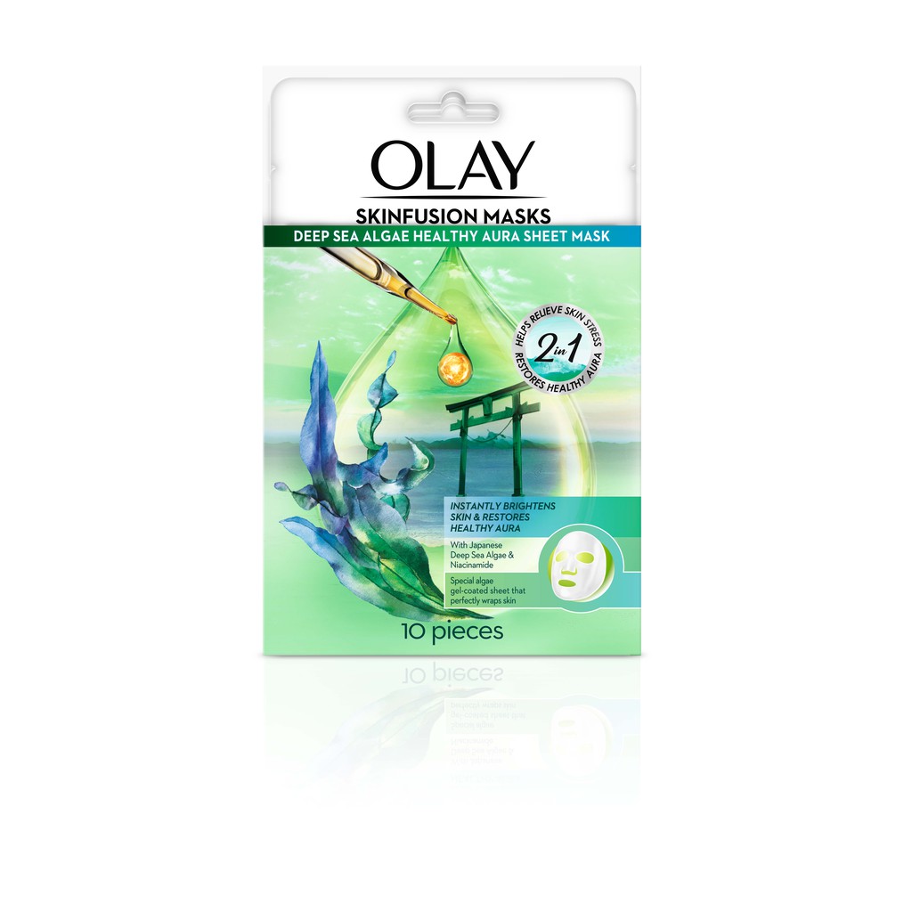 Mặt nạ tảo biển Olay 24ml x1 miếng