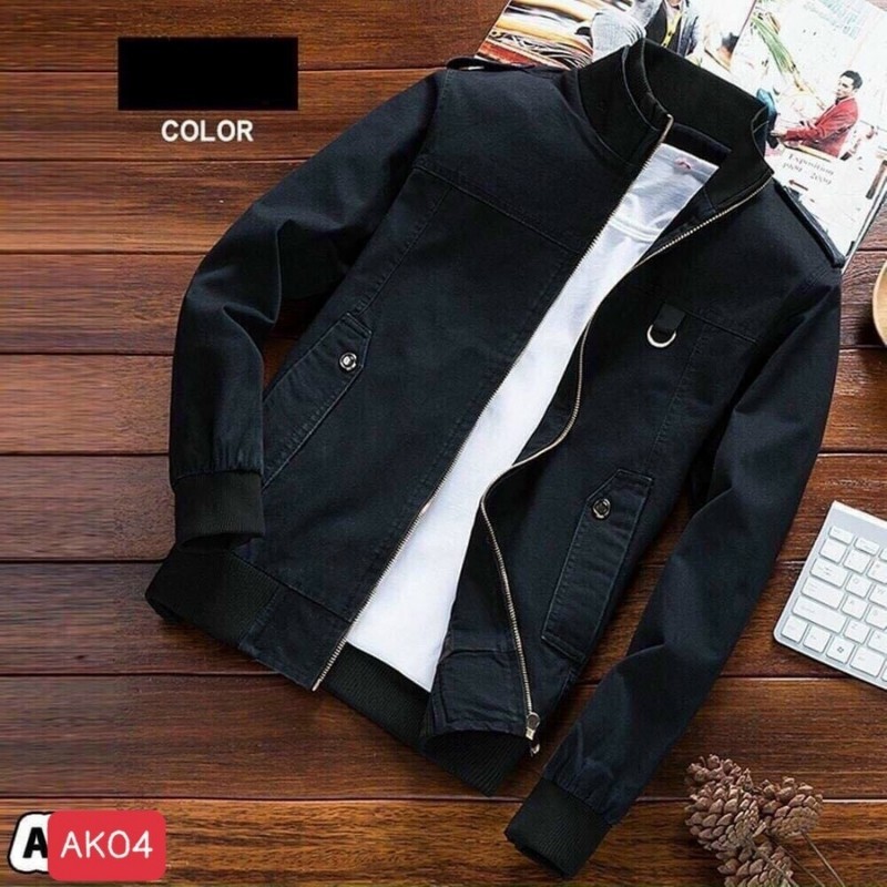 Áo Khoát Kaki Nam Cao Cấp Mẫu mới đẹp Chất Kaki Jean đẹp siêu bền VOZODO AK04 - Hàng mới về