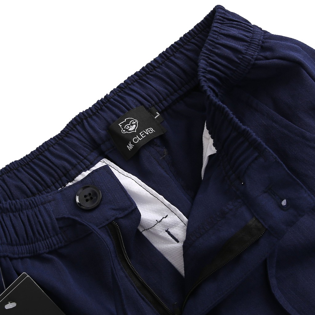 [BST MỚI HÈ 2021] Quần short đũi nam có cúc MK CLEVER, chất liệu vải đũi xước chống nhăn, mát - QSX01 | BigBuy360 - bigbuy360.vn