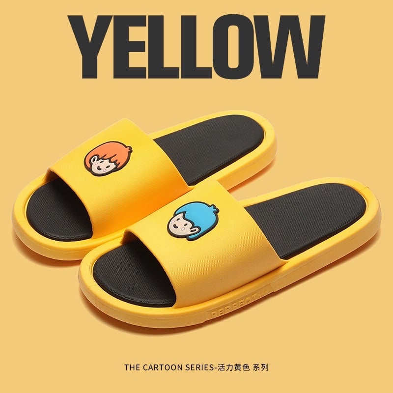 🔥HÀNG SIÊU CẤP🔥Dép nam nữ, Dép bánh mỳ đúc cao su non nguyên khối siêu bền họa tiết khủng long cute