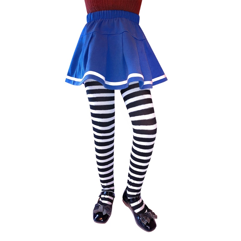 Quần Tất Sọc Ngang Hóa Trang Halloween Cho Bé