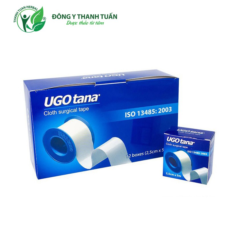 Combo 24 cuộn băng dính cuộn vải lụa y tế UGOTANA - Băng gạc vết thương