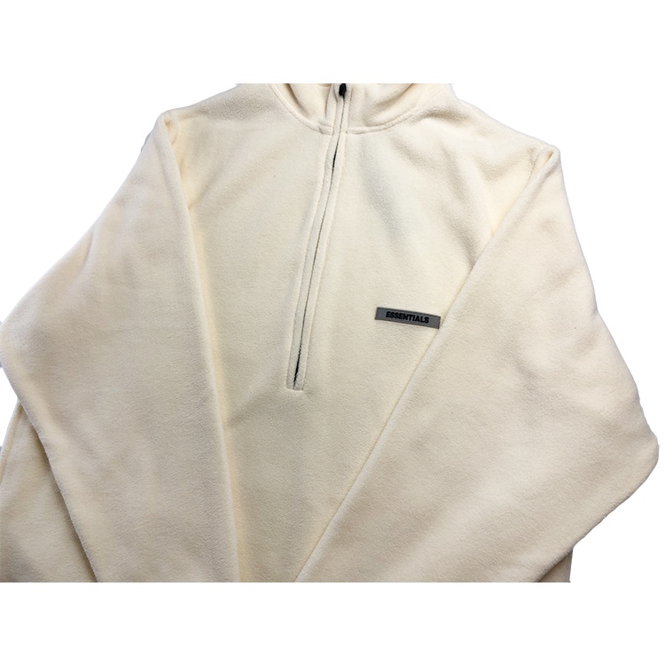 Áo sweater Vải Lông Cừu Có Khóa Kéo FEAR OF GOD secondary ESSENTIALS