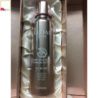 Serum tế bào gốc Eldas Aura Coreana Shine Gold Pearl Premium Peptide chai 100ml.