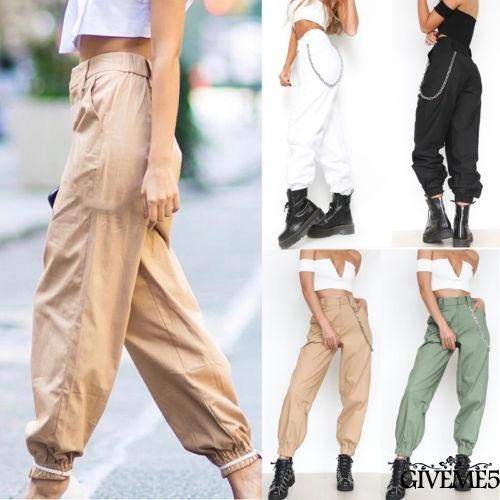 Quần Jogger lưng cao thời trang cho nữ