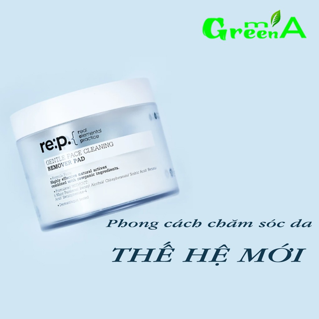 Tẩy Trang RE:P Gentle Face Cleaning Remover Pad Nhẹ Dịu Dành Cho Da Nhạy Cảm 70 Miếng [NHẬP KHẨU CHÍNH HÃNG] | BigBuy360 - bigbuy360.vn
