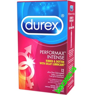 Bao Cao Su gai gân lâu ra Du.rex Performax Intense ( hộp 12 ) -  chính hãng