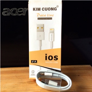 Cáp sạc Kim cương IOS 2A