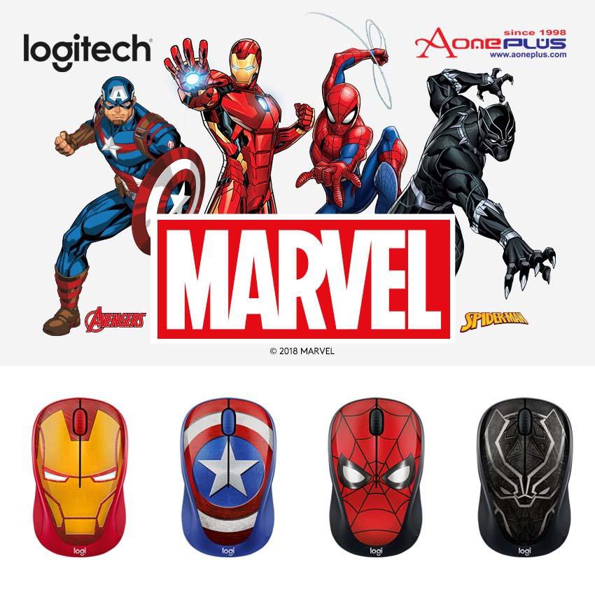 Chuột máy tính không dây Logitech Wireless Mouse M238 Marvel