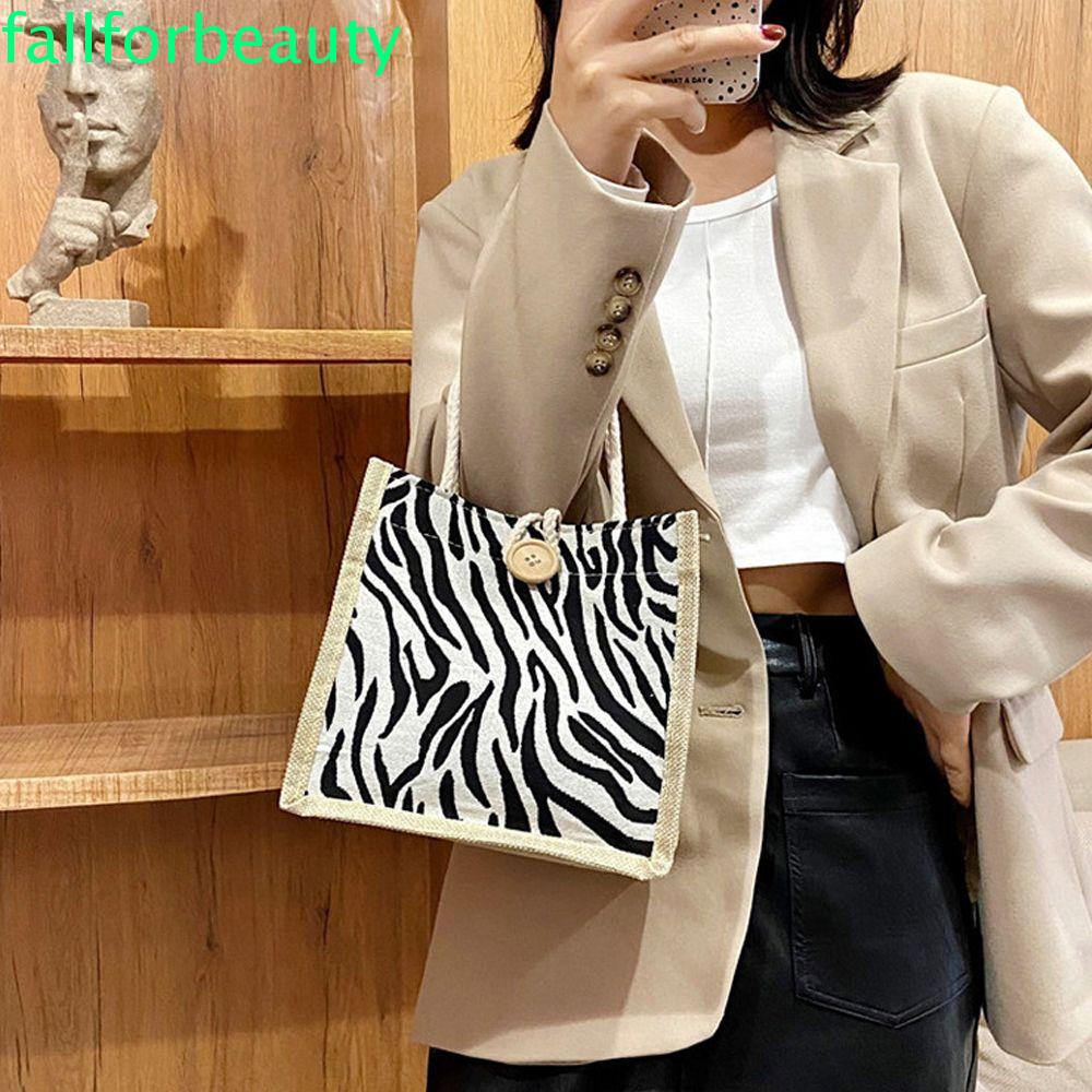 Túi vải Họa Tiết Kẻ Sọc Nhiều Màu Sắc Phong Cách Hàn Quốc Dễ Thương Cho Nữ