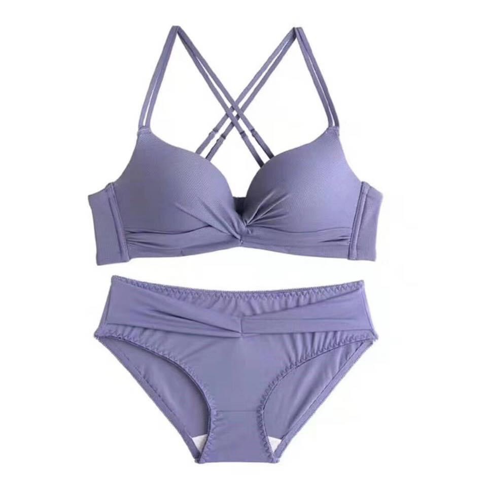 Bộ đồ lót Classy Girl , Không Gọng , Đẩy Ngực Kiểu Áo xoắn Sexy (áo ngực + quần lót) - BỘ XOẮN | BigBuy360 - bigbuy360.vn