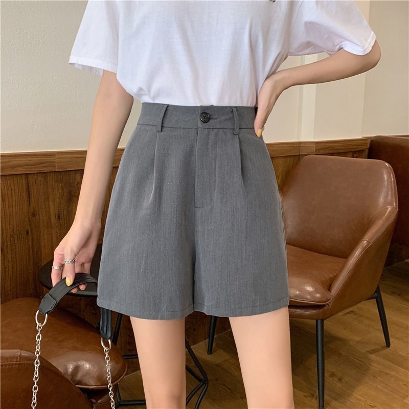 Quần Đùi Thời Trang Phong Cách Hàn Quốc 172588 Quần Short Ống Thẳng Giảm Thời Trang