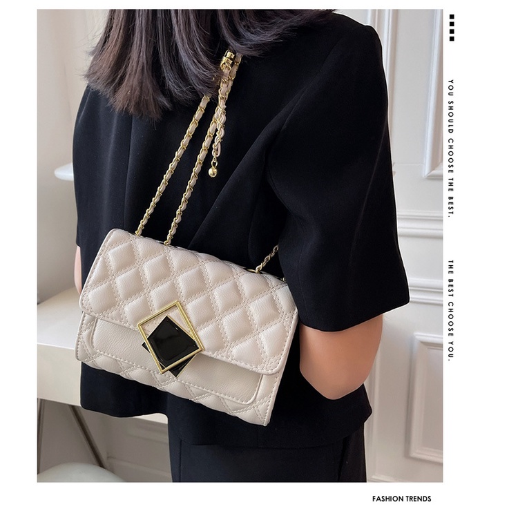 Túi Đeo Chéo Vuông Nhỏ Thời Trang Mùa Hè 2022 Chất Lượng Cao Cho Nữ