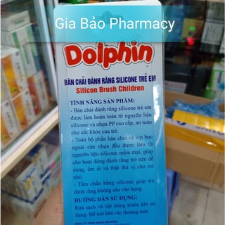 Bàn chải silicon  DOLPHIN cho bé.