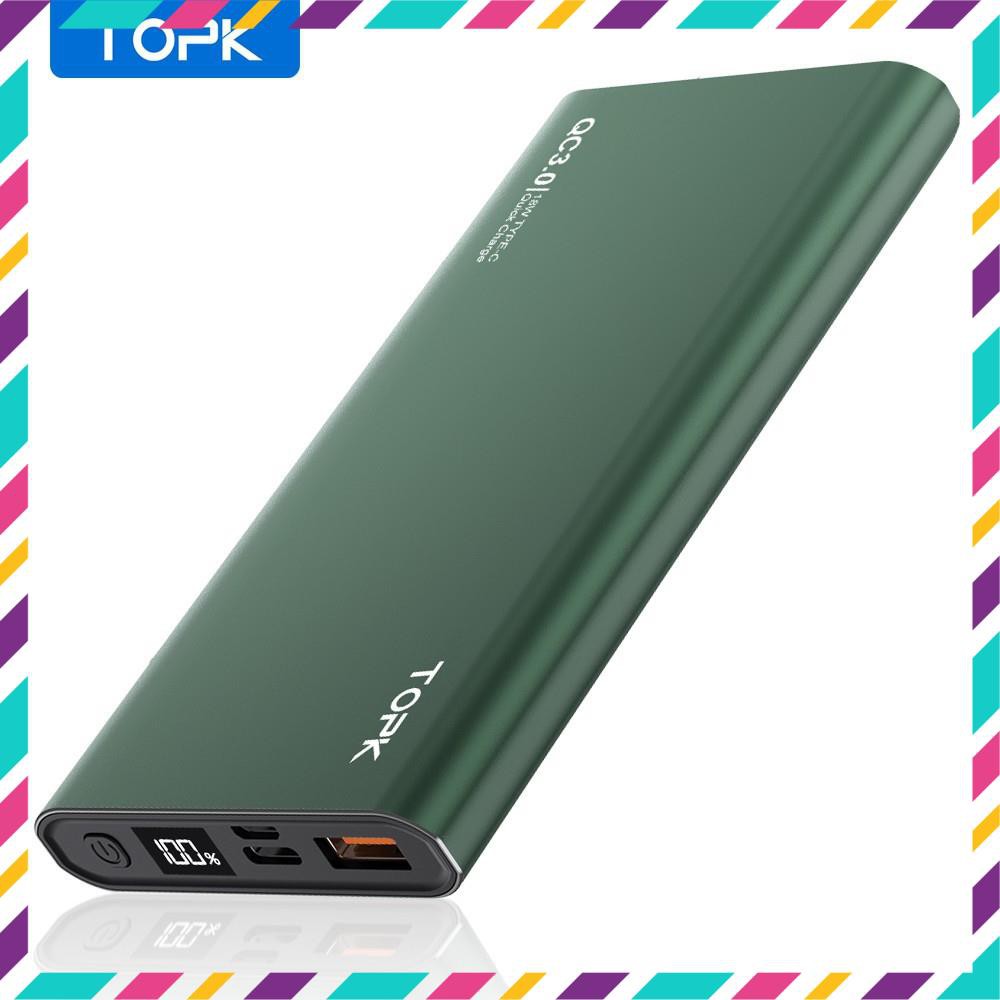 Pin Dự Phòng NHANH TOPK I1006P 10000mAh 18W QC3.0 10000mAh Sạc Nhanh Có Màn Hình Điện Tử TPHCM | WebRaoVat - webraovat.net.vn