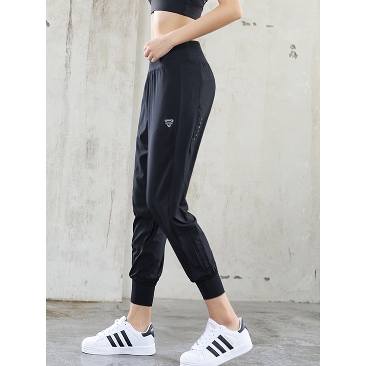 Quần Tập Gym LUHAZO jogger nữ dài rộng thể thao quần bo ống nữ mùa hè yoga erobic F18-59CK TK2T101