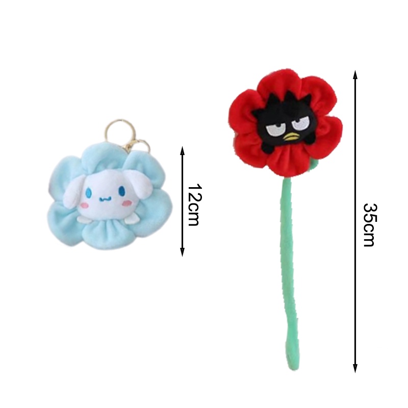 Dây Buộc Rèm Cửa Hình Hoa Hướng Dương Kuromi Nhồi Bông Xinh Xắn