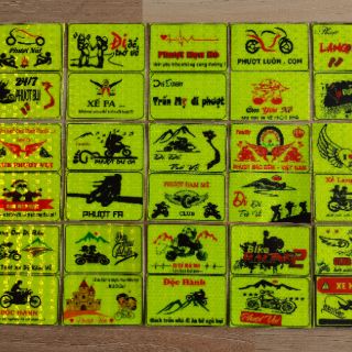 (COMBO 30 ) LOGO PHƯỢT PHẢN QUANG TỔ ONG